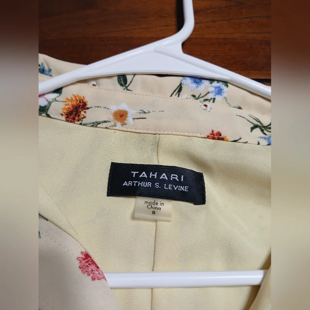 Tahari ASL Cream Midi Dress‎ Sophisticated and Versatile - Picture 13 of 13